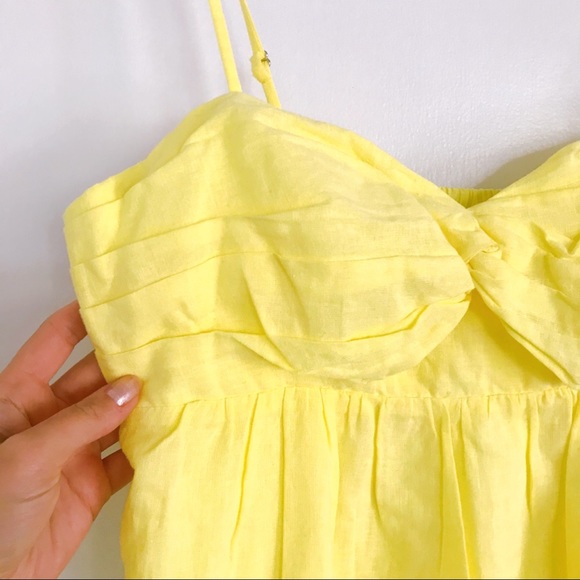 🍋 BANANA REPUBLIC CITRON RUFFLE MAXI DRESS! - Picture 11 of 16